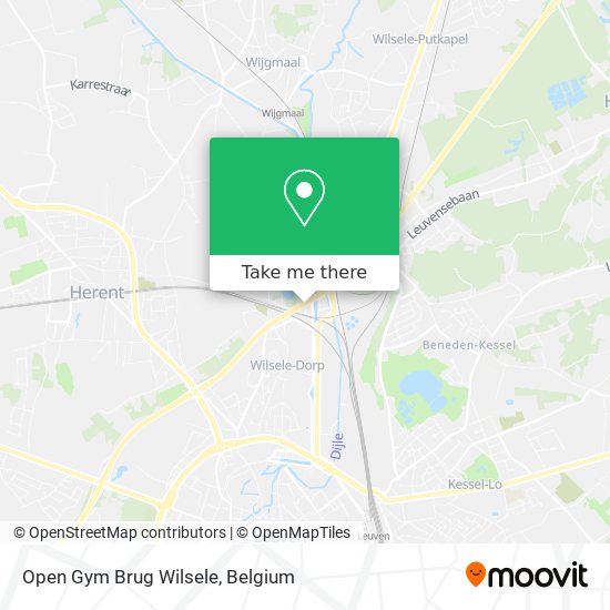 Open Gym Brug Wilsele plan