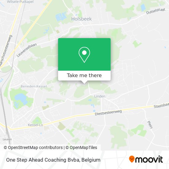 One Step Ahead Coaching Bvba map