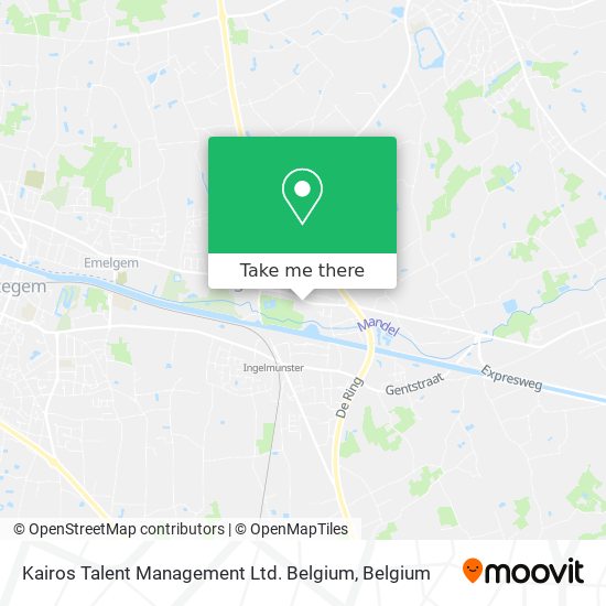 Kairos Talent Management Ltd. Belgium map