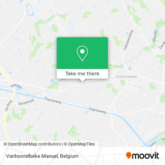 Vanhoorelbeke Manuel map