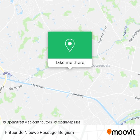 Frituur de Nieuwe Passage map