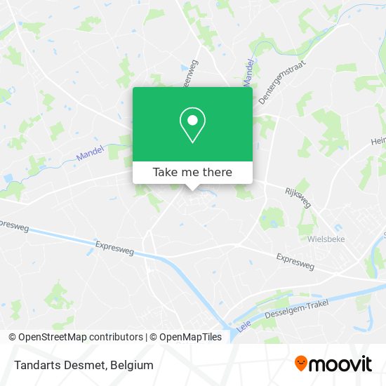 Tandarts Desmet map