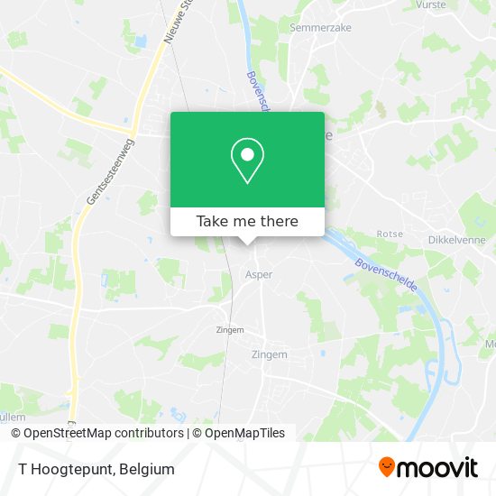T Hoogtepunt map