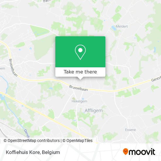 Koffiehuis Kore map