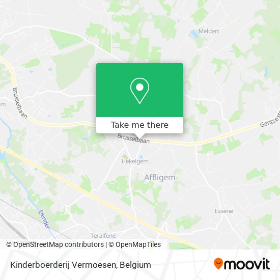 Kinderboerderij Vermoesen map