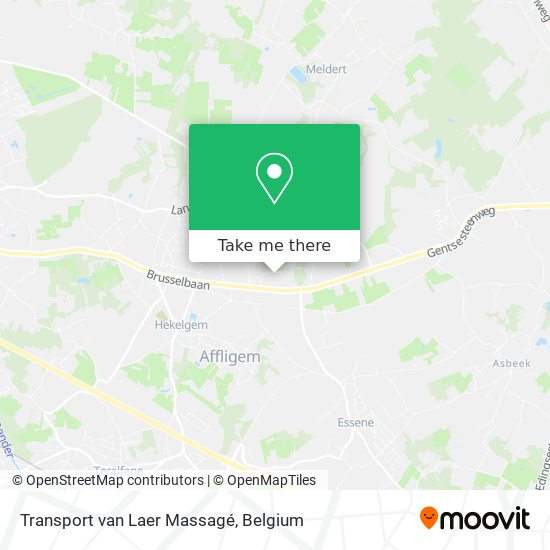 Transport van Laer Massagé map