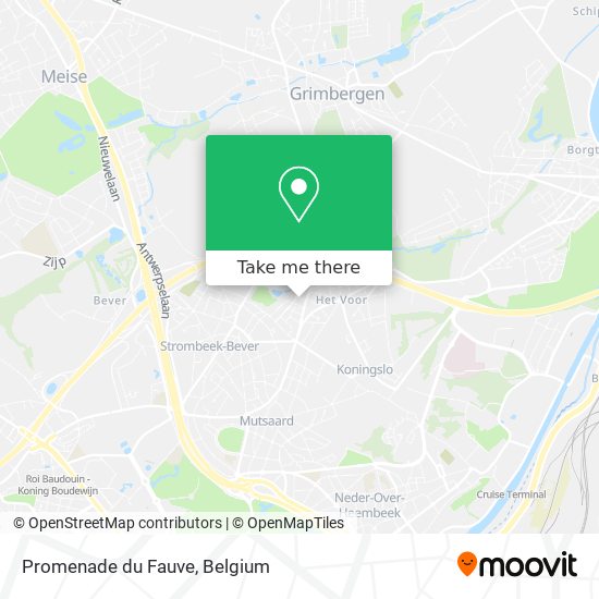 Promenade du Fauve map