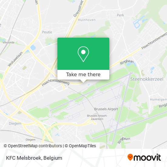 KFC Melsbroek map