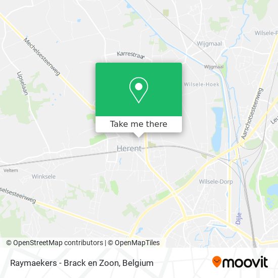 Raymaekers - Brack en Zoon map