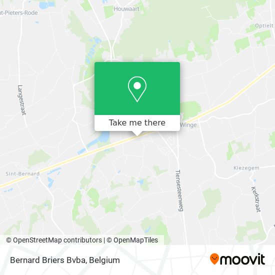 Bernard Briers Bvba map