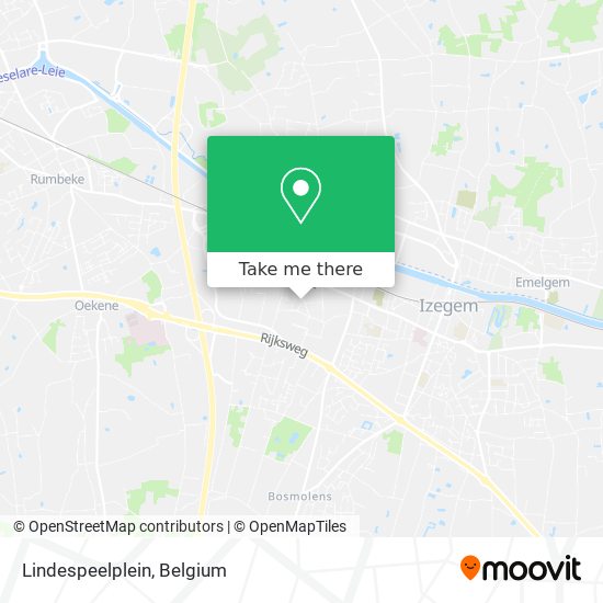Lindespeelplein map