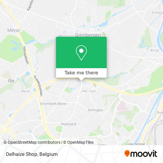 Delhaize Shop map