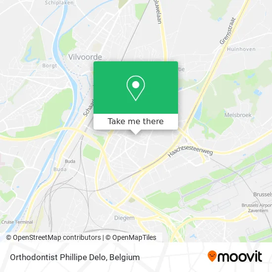 Orthodontist Phillipe Delo map