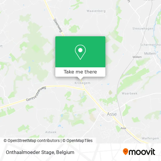 Onthaalmoeder Stage map