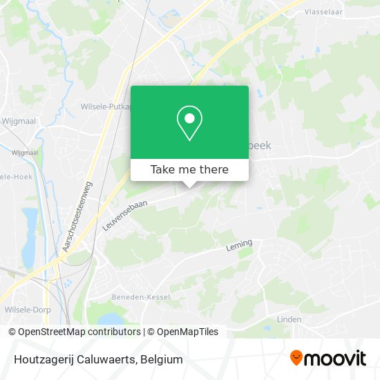 Houtzagerij Caluwaerts plan