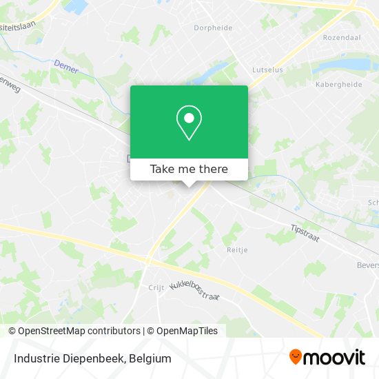 Industrie Diepenbeek map