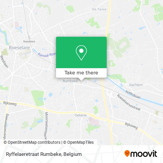 Ryffelaeretraat Rumbeke plan