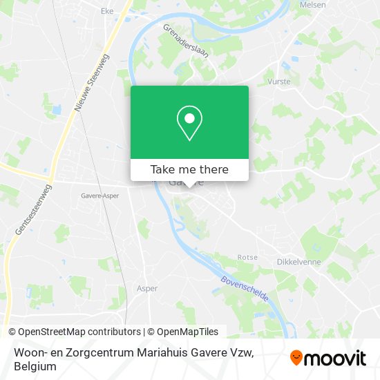 Woon- en Zorgcentrum Mariahuis Gavere Vzw plan