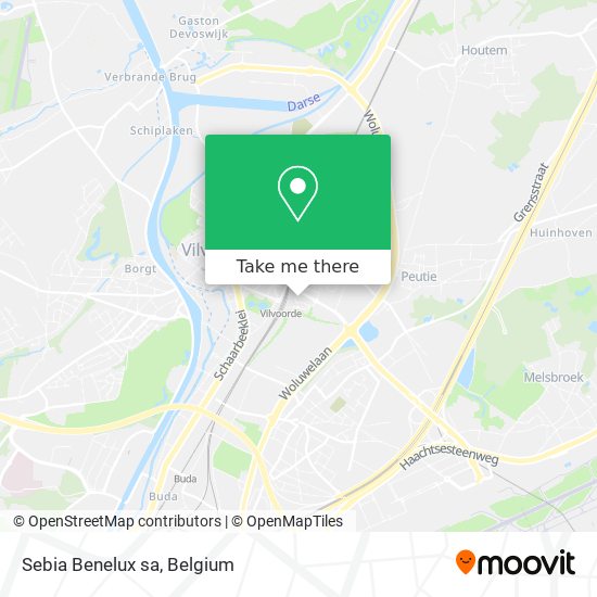 Sebia Benelux sa map