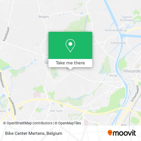 Bike Center Mertens map