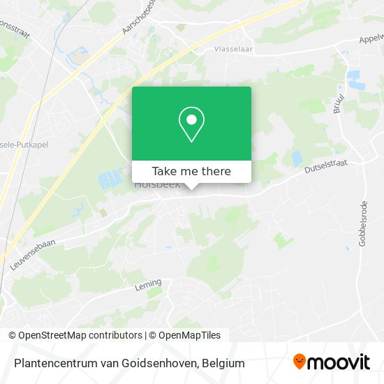 Plantencentrum van Goidsenhoven plan