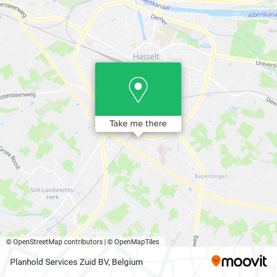 Planhold Services Zuid BV map