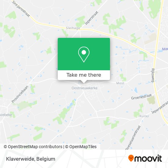 Klaverweide map