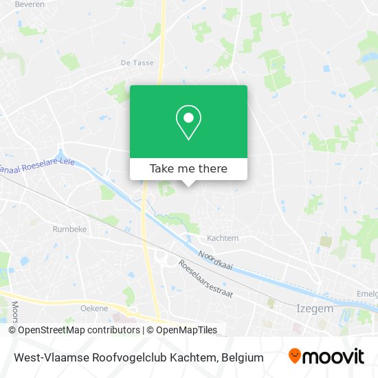 West-Vlaamse Roofvogelclub Kachtem map