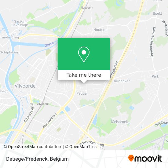 Detiege/Frederick map
