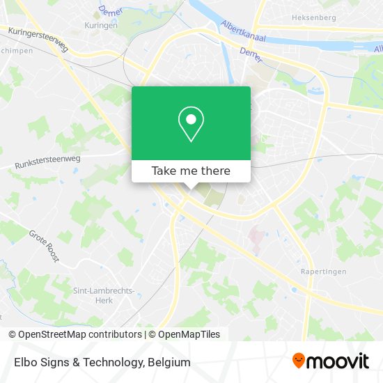 Elbo Signs & Technology map
