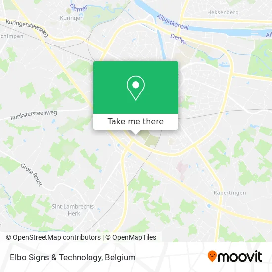 Elbo Signs & Technology map
