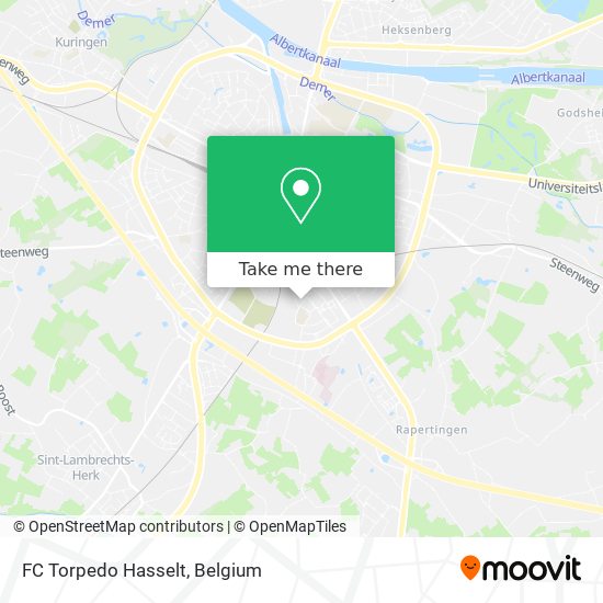 FC Torpedo Hasselt map