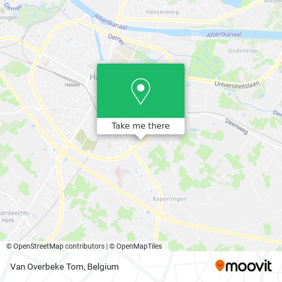 Van Overbeke Tom map