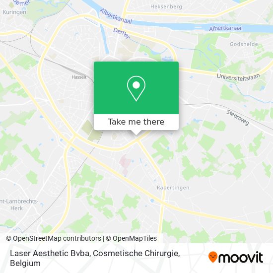 Laser Aesthetic Bvba, Cosmetische Chirurgie map