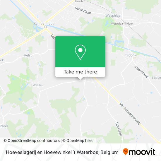 Hoeveslagerij en Hoevewinkel 't Waterbos plan