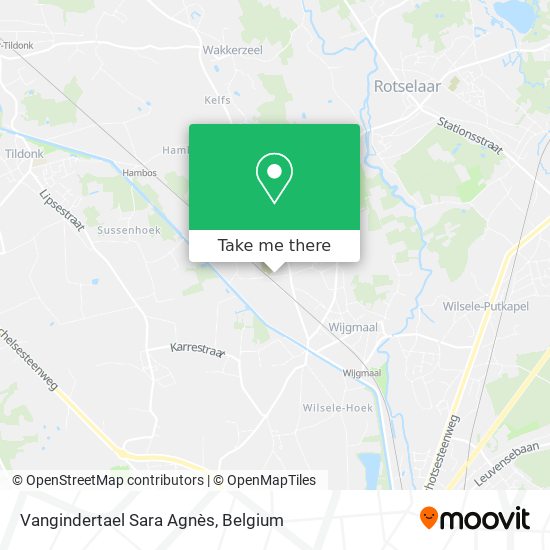 Vangindertael Sara Agnès map