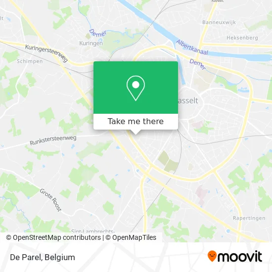 De Parel map