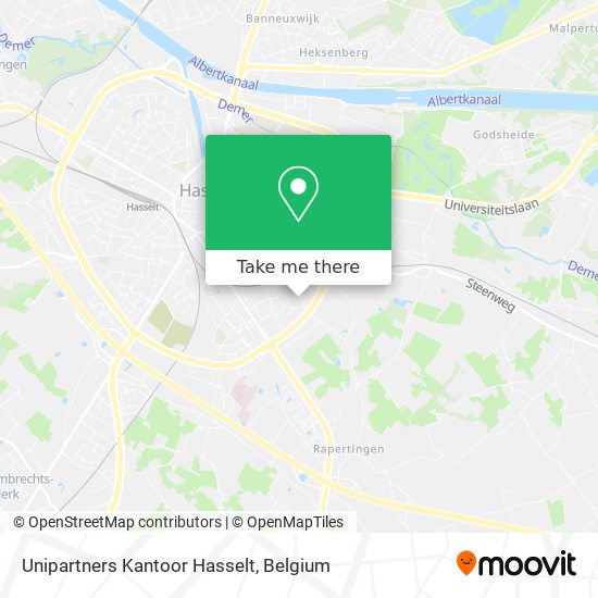 Unipartners Kantoor Hasselt plan