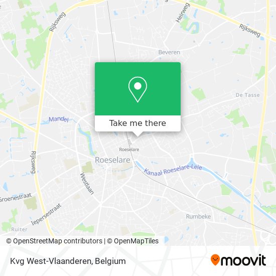 Kvg West-Vlaanderen map