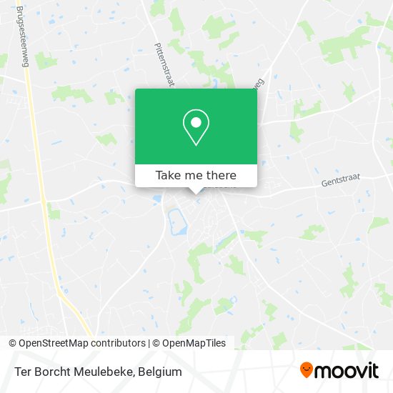 Ter Borcht Meulebeke map