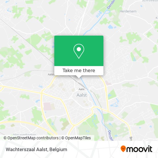 Wachterszaal Aalst map