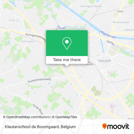 Kleuterschool de Boomgaard map