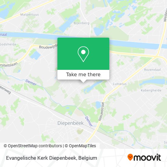 Evangelische Kerk Diepenbeek map