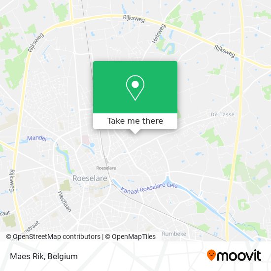 Maes Rik map