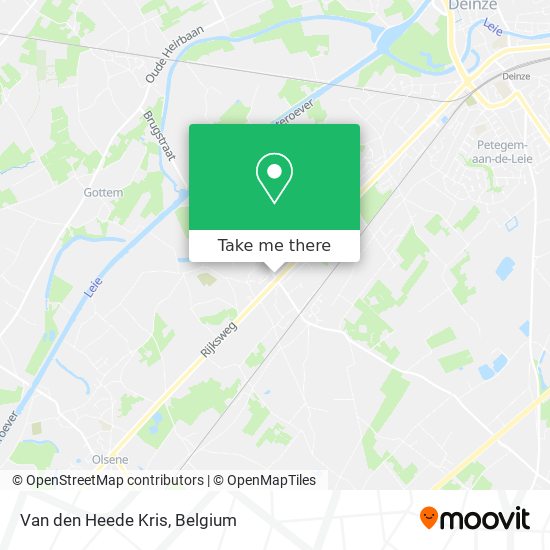 Van den Heede Kris map