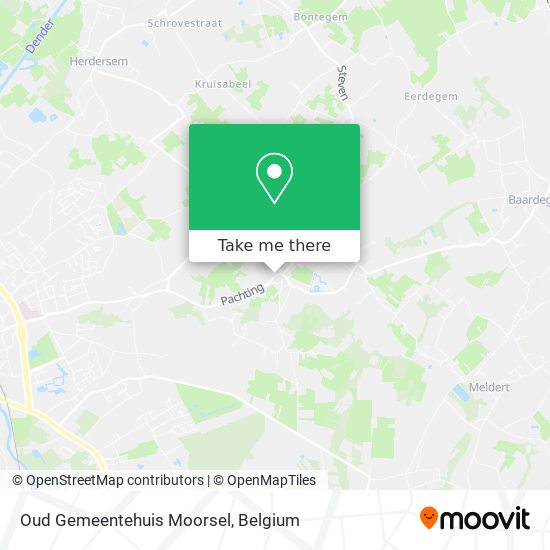 Oud Gemeentehuis Moorsel plan