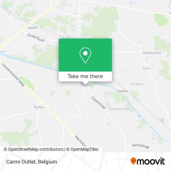 Carmi Outlet map