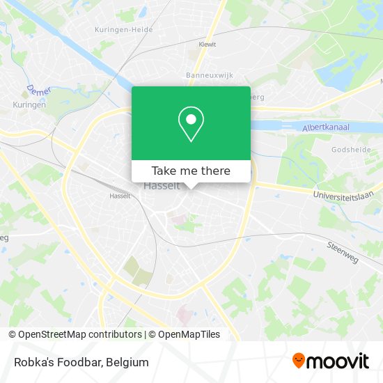 Robka's Foodbar map