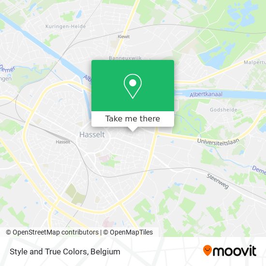 Style and True Colors map