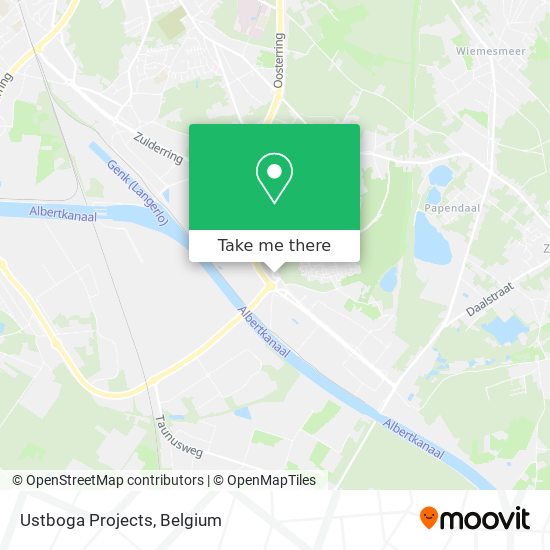 Ustboga Projects map